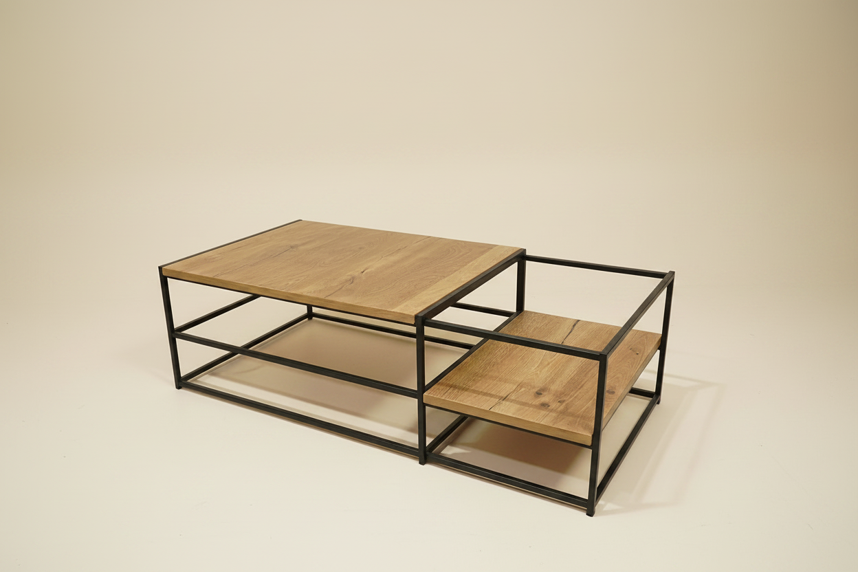 City Salontafel – groot blad crème sweep