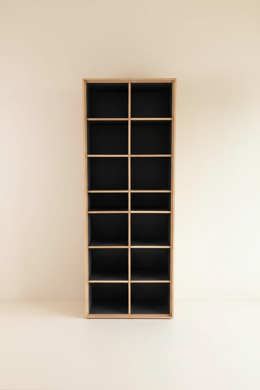 Darwin boekenkast crème sweep front