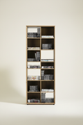 Darwin boekenkast crème sweep met boeken