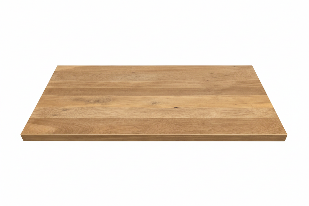 Salontafel tafelblad close-up witte achtergrond