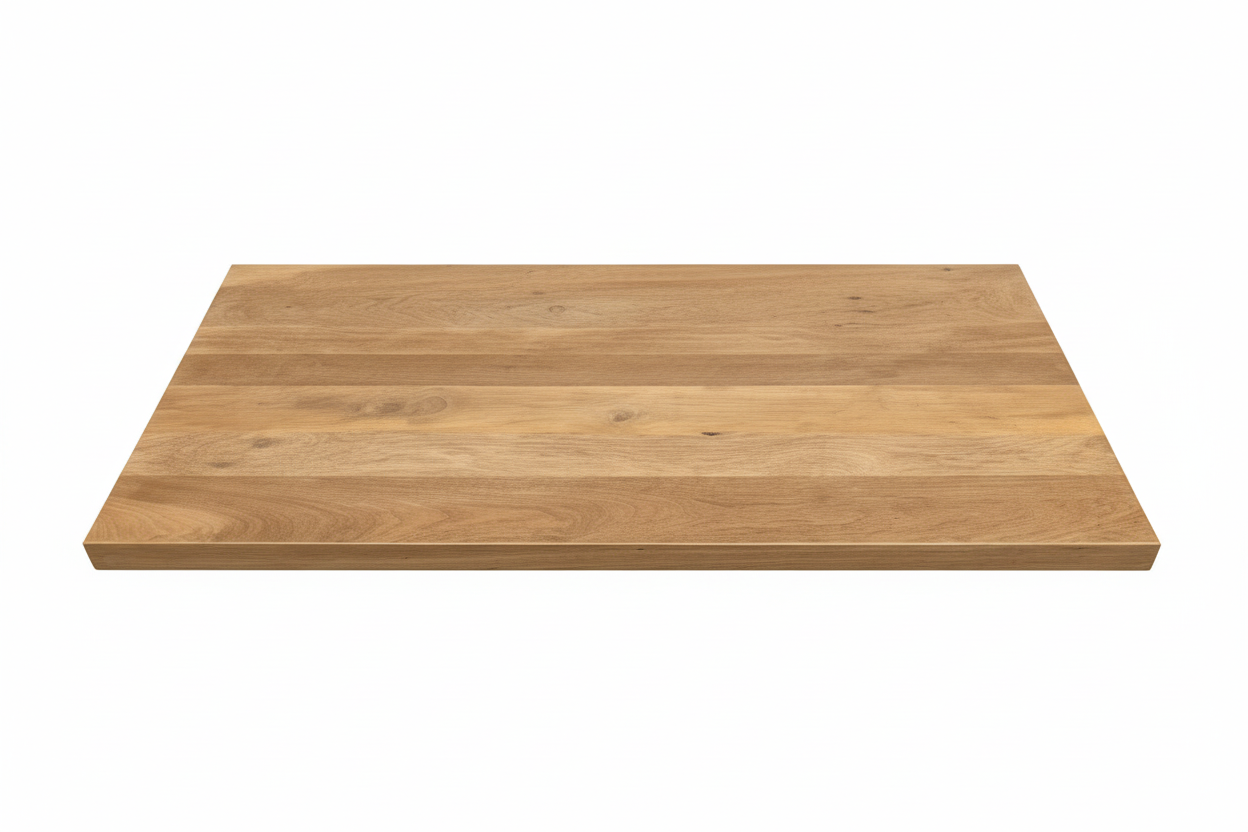 Salontafel tafelblad close-up witte achtergrond