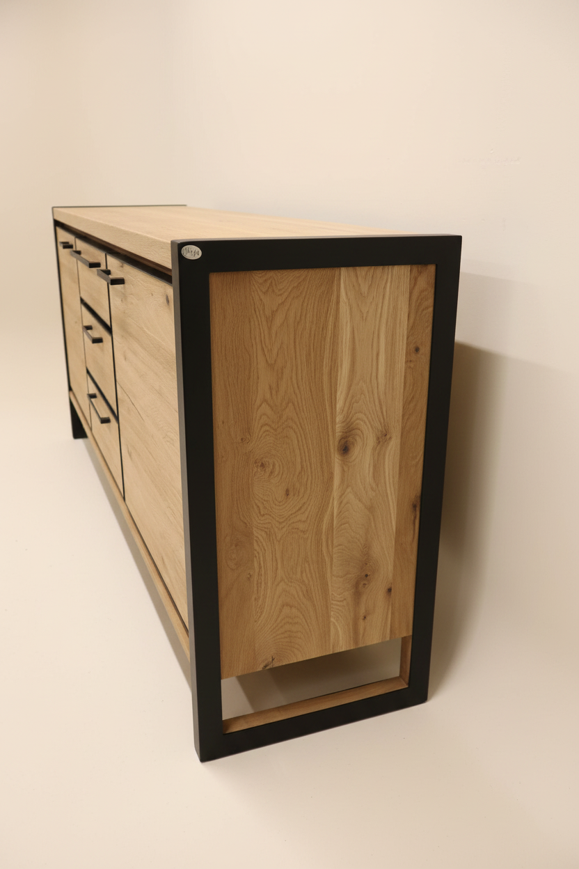 Dressoir 210cm - Zijaanzicht detail 2