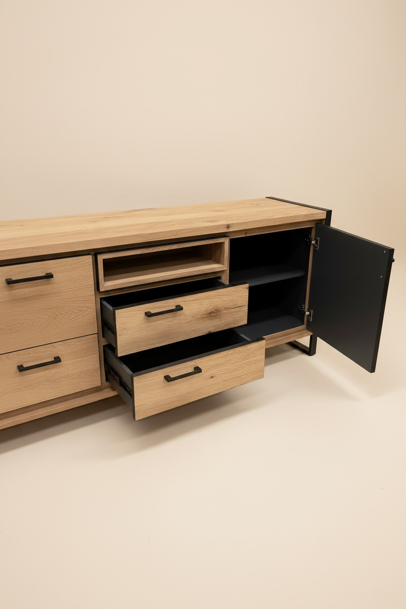 Dressoir 210cm - Interieur open