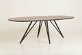 Ovale eettafel zonder deco naturel sweep