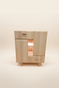 Highboard – half open crème sweep