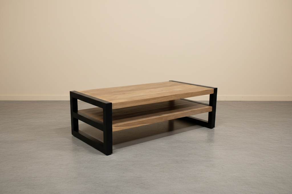 Salontafel betonlook hoek