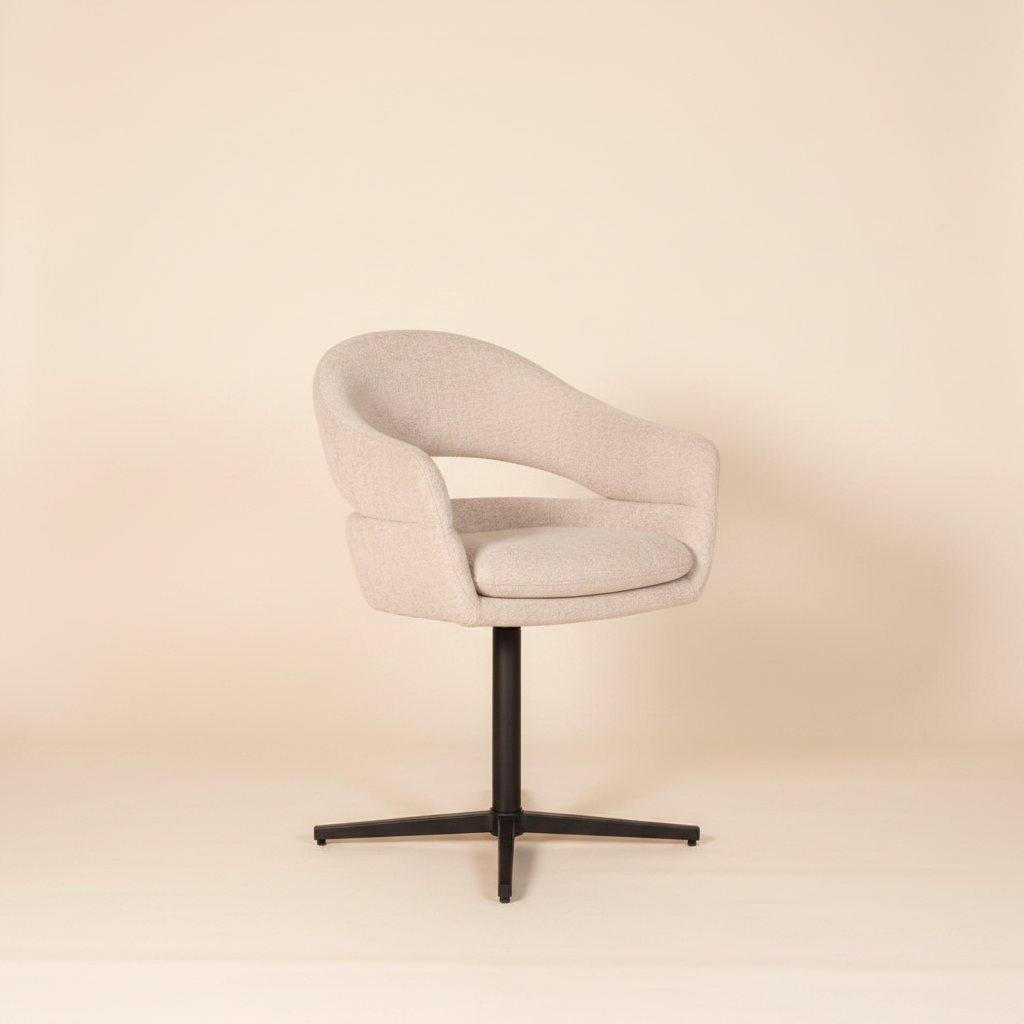 Lio stoel – creme sweep